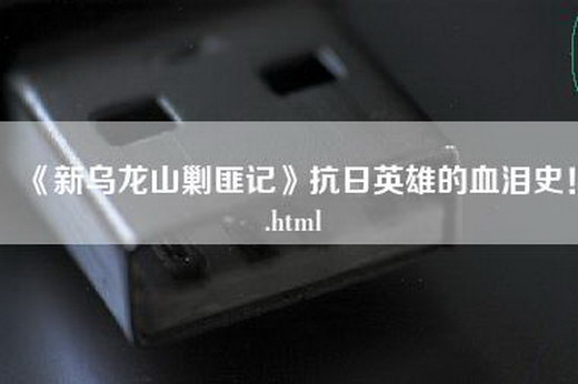 《新乌龙山剿匪记》抗日英雄的血泪史！.html