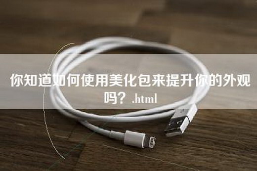 你知道如何使用美化包来提升你的外观吗？.html