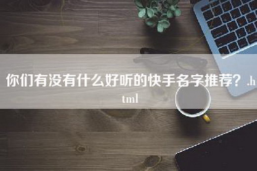 你们有没有什么好听的快手名字推荐？.html