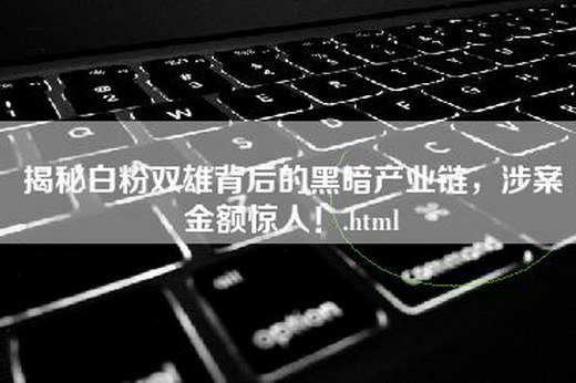 揭秘白粉双雄背后的黑暗产业链，涉案金额惊人！.html