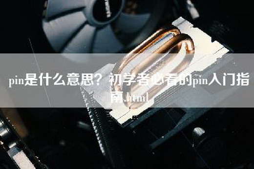 pin是什么意思？初学者必看的pin入门指南.html