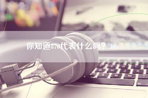 你知道870代表什么吗？.html