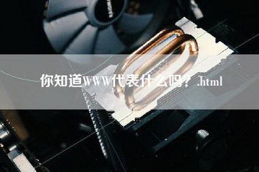 你知道WWW代表什么吗？.html