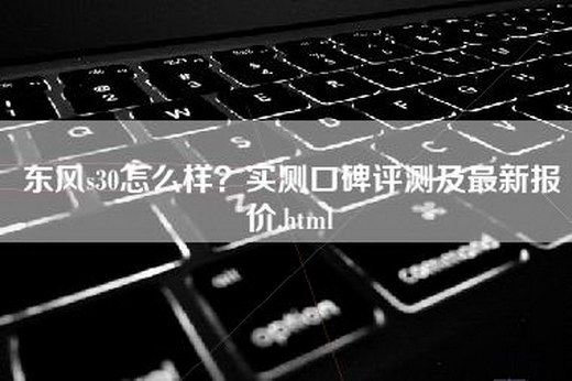 东风s30怎么样？实测口碑评测及最新报价.html