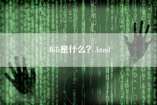 Bili是什么？.html